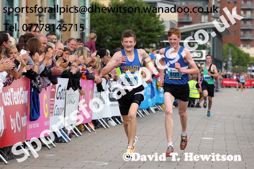 Boys BUPA Junior Great North Run. Photo: David T. Hewitson/Sports for All Pics